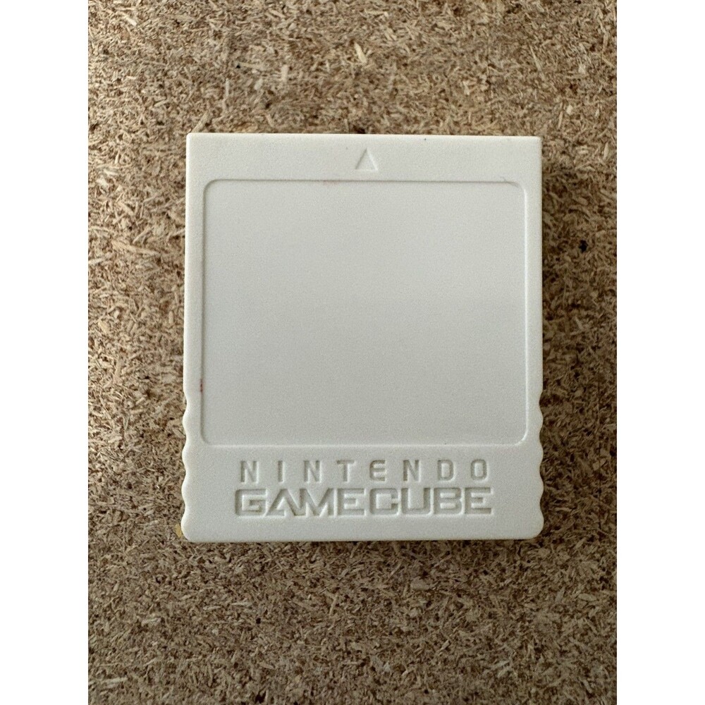 Official OEM Nintendo GameCube Memory Card 1019 White DOL-020 Tested Authentic